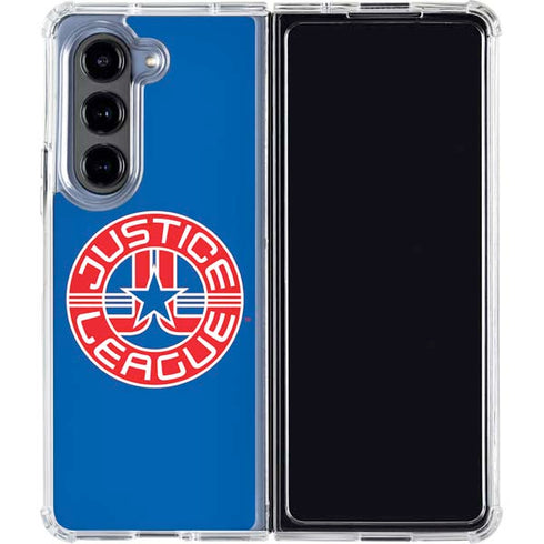 Justice League Emblem Galaxy Z Fold5 5G Clear Case