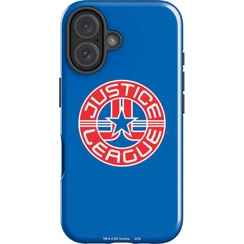 Justice League Emblem iPhone 16 Plus Impact Case