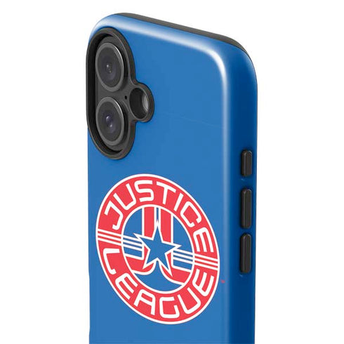 Justice League Emblem iPhone 16 Plus Impact Case