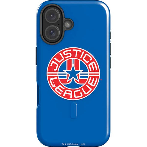 Justice League Emblem iPhone 16 Plus Magsafe Impact Case
