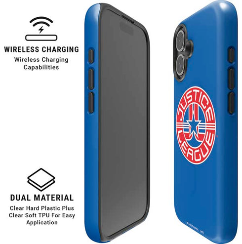 Justice League Emblem iPhone 16 Plus Magsafe Impact Case