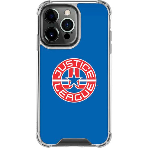 Justice League Emblem iPhone 16 Pro Clear Case