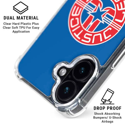 Justice League Emblem iPhone 17 Clear Case