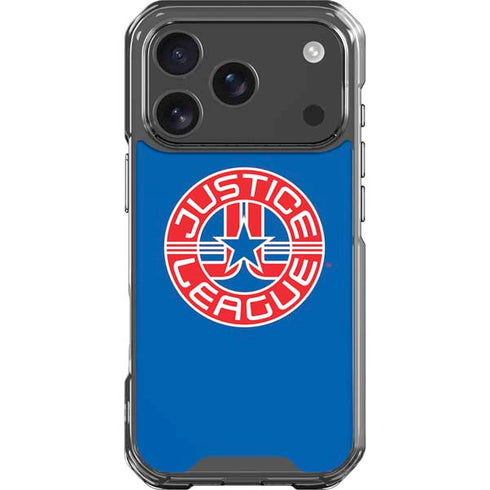 Justice League Emblem iPhone 18 Pro Clear Case