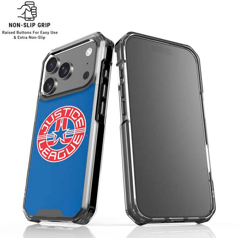 Justice League Emblem iPhone 18 Pro Clear Case