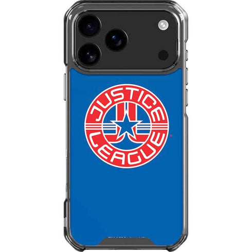 Justice League Emblem iPhone 18 Pro Max Clear Case