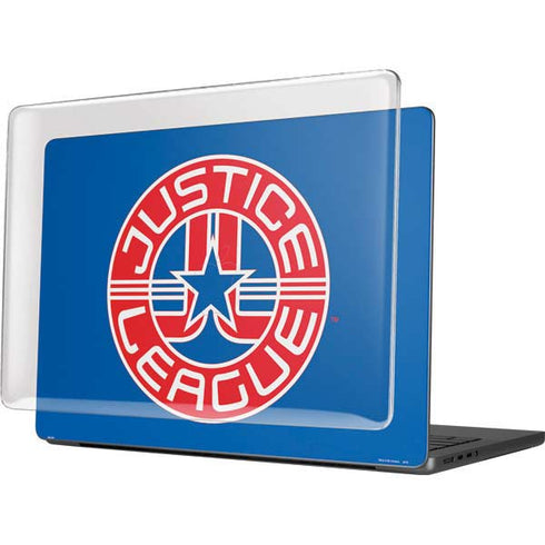Justice League Emblem MacBook Pro 14in (2021-24) Case plus Skin