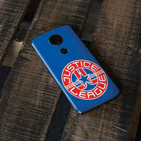 Justice League Emblem Moto E5 Plus Skin