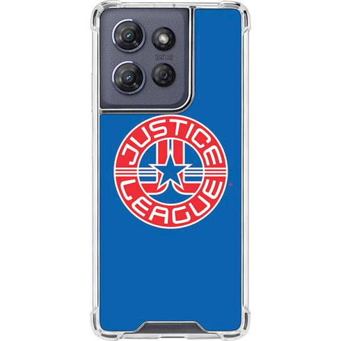 Justice League Emblem Moto G Power 5G (2025) Clear Case
