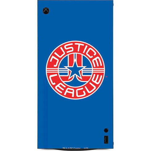 Justice League Emblem XBox Series X Digital Edition Console Skin