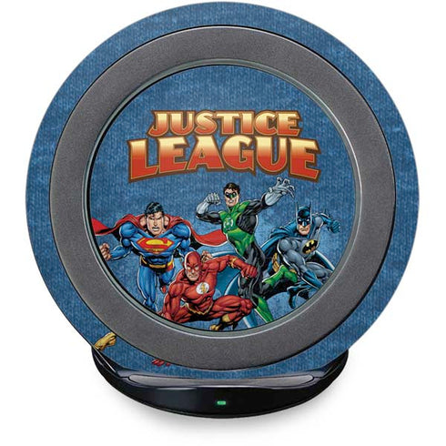 Justice League Action Pose Charcaters Fast Charge Wireless Charging Stand Skin