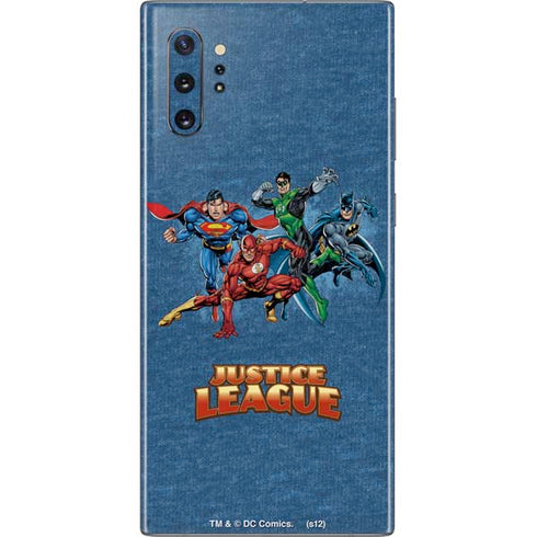 Justice League Action Pose Charcaters Galaxy Note 10 Plus Skin