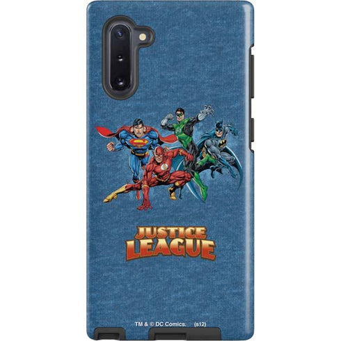 Justice League Action Pose Charcaters Galaxy Cases