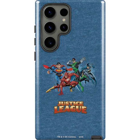 Justice League Action Pose Charcaters Galaxy S23 Ultra Pro Case