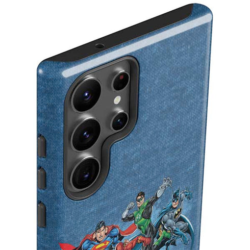 Justice League Action Pose Charcaters Galaxy S23 Ultra Pro Case