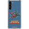 Justice League Action Pose Charcaters Galaxy S24 FE Clear Case