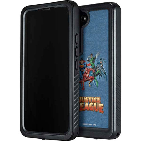 Justice League Action Pose Charcaters Galaxy S24 Waterproof Case