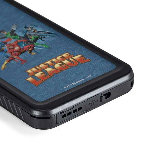 Justice League Action Pose Charcaters Galaxy S24 Waterproof Case