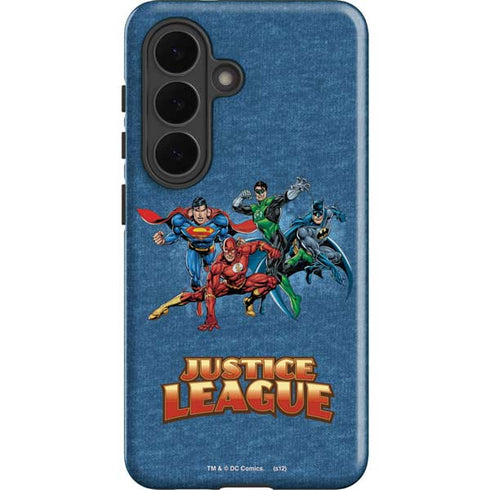 Justice League Action Pose Charcaters Galaxy S26 Impact Case