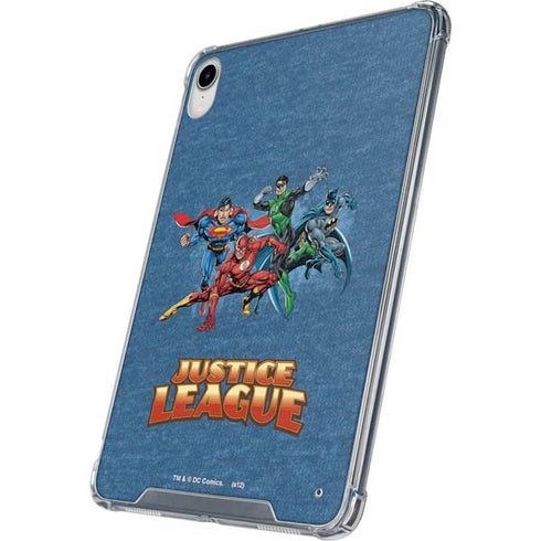 Justice League Action Pose Charcaters iPad 11th Gen (2025) Clear Case