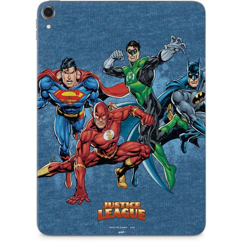 Justice League Action Pose Charcaters Apple iPad Pro Skin