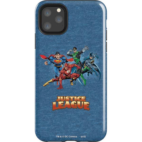 Justice League Action Pose Charcaters iPhone Cases