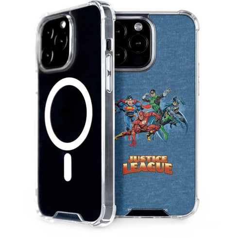 Justice League Action Pose Charcaters iPhone Cases