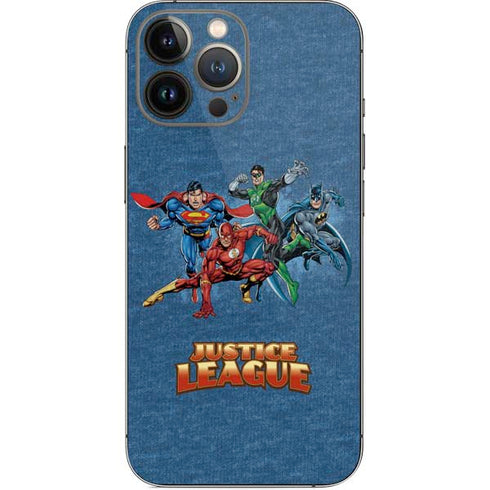 Justice League Action Pose Charcaters iPhone 15 Pro Max Skin