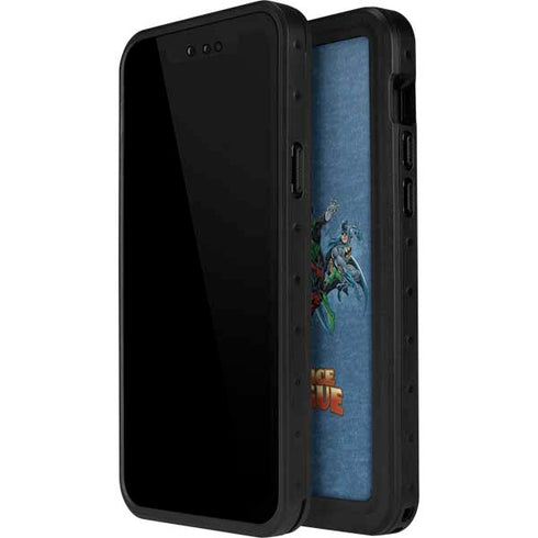 Justice League Action Pose Charcaters iPhone 15 Pro Waterproof Case
