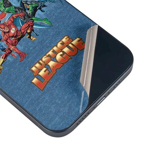Justice League Action Pose Charcaters iPhone 15 Skin