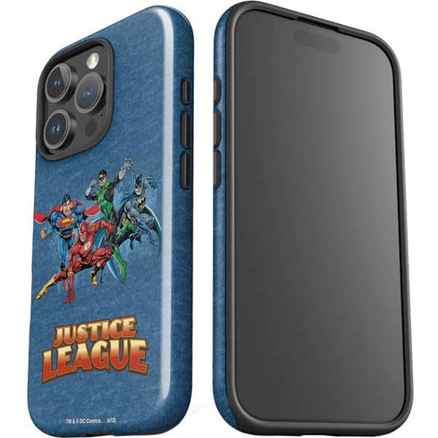 Justice League Action Pose Charcaters iPhone 16 Pro Impact Case