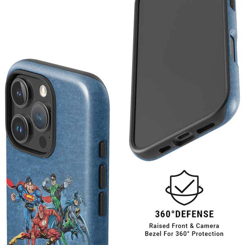 Justice League Action Pose Charcaters iPhone 16 Pro Max Magsafe Impact Case