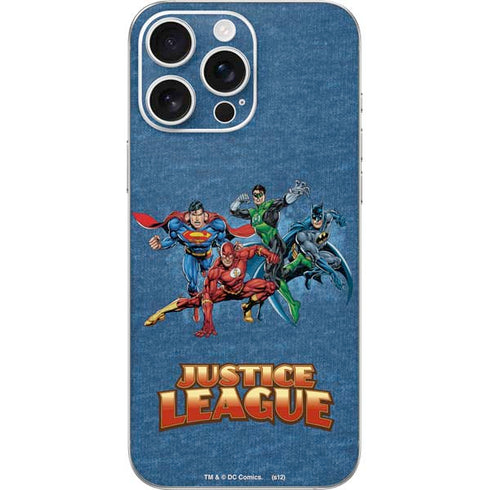 Justice League Action Pose Charcaters iPhone 16 Pro Max Skin