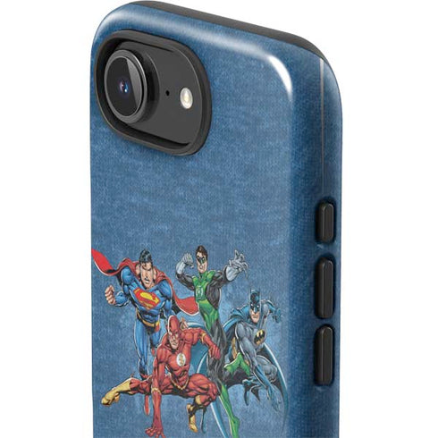 Justice League Action Pose Charcaters iPhone 16e Impact Case