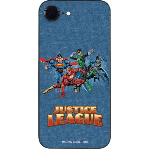 Justice League Action Pose Charcaters iPhone 16e Skin
