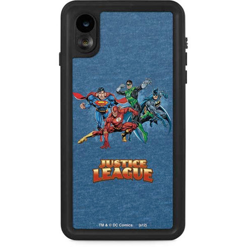 Justice League Action Pose Charcaters iPhone Cases
