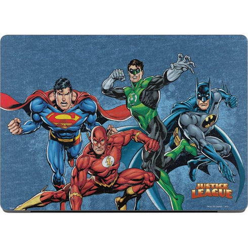 Justice League Action Pose Charcaters Apple MacBook Pro 14-inch Skin