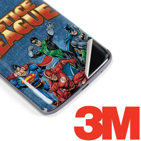 Justice League Action Pose Charcaters Moto E5 Plus Skin