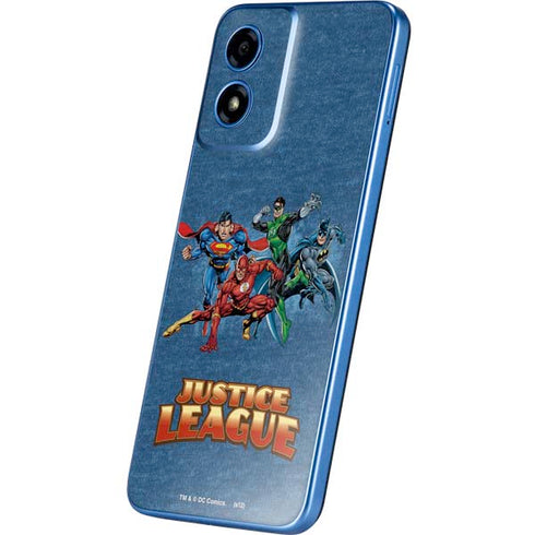 Justice League Action Pose Charcaters Moto G Play 4G (2024) Skin