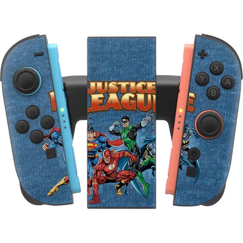 Justice League Action Pose Charcaters Nintendo Switch 2 (2025) Joy-Con Controller Skin