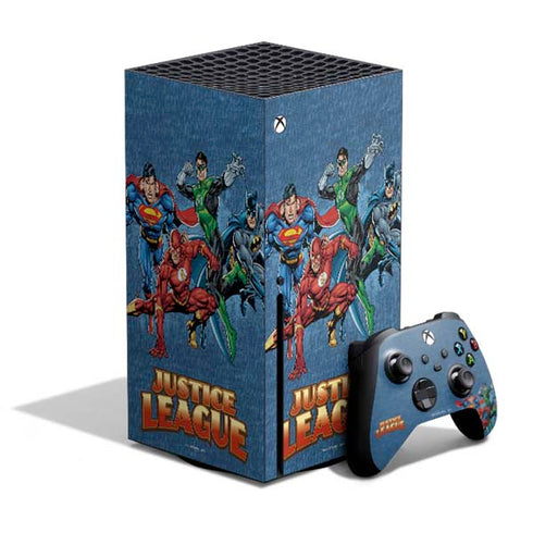 Justice League Action Pose Charcaters Xbox Series X Skins