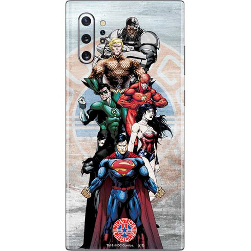 Justice League Heroes Stance 2 Galaxy Note 10 Plus Skin