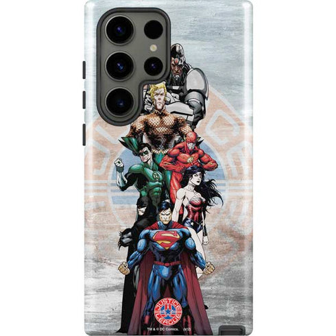Justice League Heroes Stance 2 Galaxy S23 Ultra Pro Case