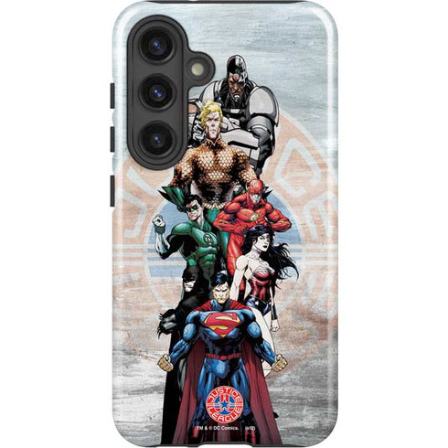 Justice League Heroes Stance 2 Galaxy S25 Impact Case
