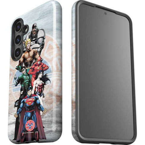 Justice League Heroes Stance 2 Galaxy S25 Impact Case