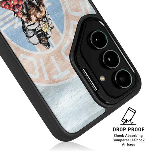 Justice League Heroes Stance 2 Galaxy S24 Plus Kickstand Case