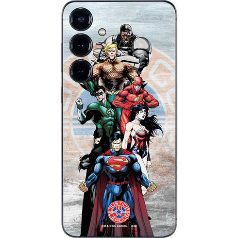 Justice League Heroes Stance 2 Galaxy S25 Plus Skin