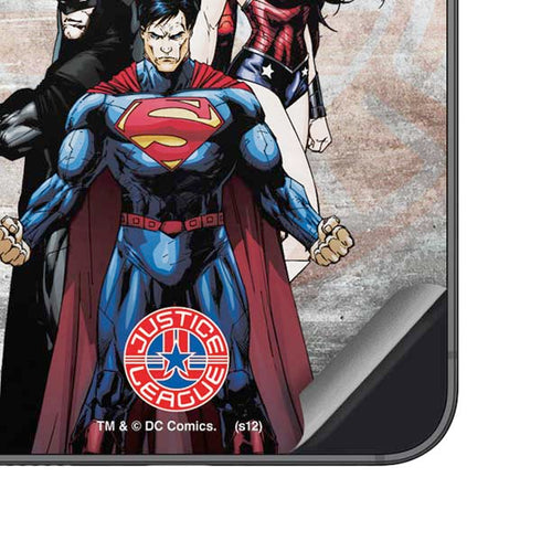 Justice League Heroes Stance 2 Galaxy S25 Skin