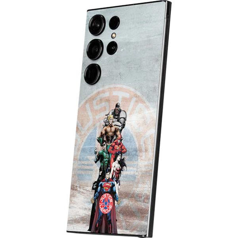Justice League Heroes Stance 2 Galaxy S25 Ultra Skin