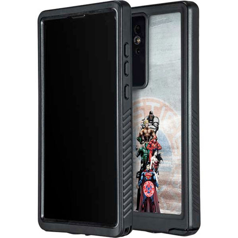 Justice League Heroes Stance 2 Galaxy S24 Ultra Waterproof Case